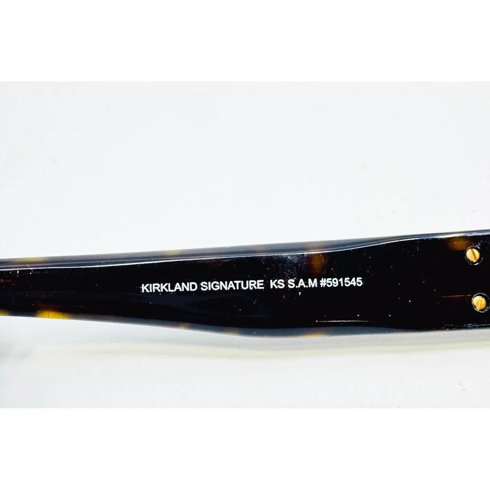 Kirkland Signature Eyeglasses Mens Havana Rectangle KS S.A.M 54-16-140